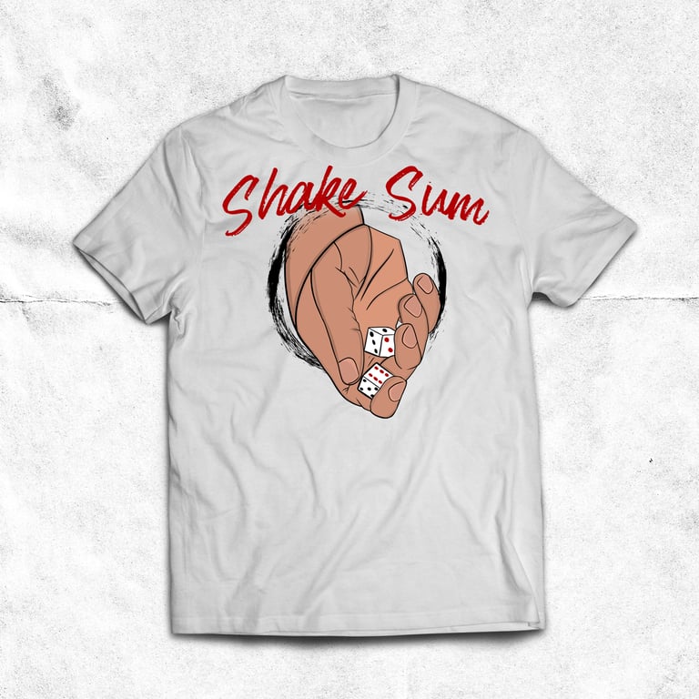 "Shake Sum" White T-Shirt 
