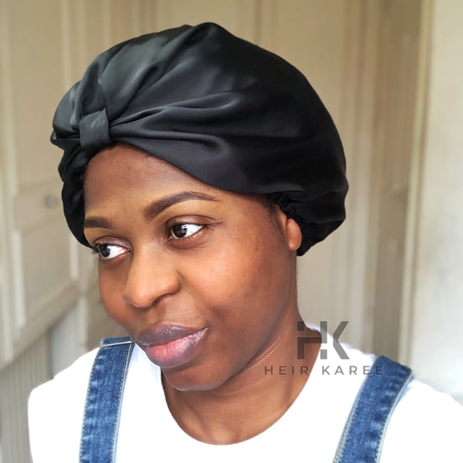 Silk head scarf for 2025 natural hair
