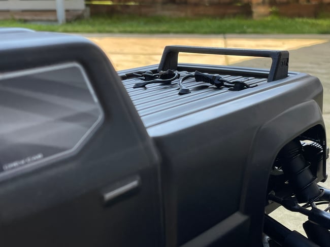 Arrma Big Rock Rear Wing Pedestal Spoiler Aero Wing BRCC with Stainless Screws