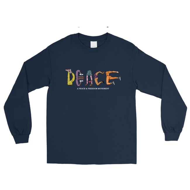 Peace Blue long sleeve 
