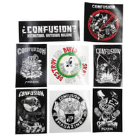 Image 1 of Confusion Magazine - Sticker Pack