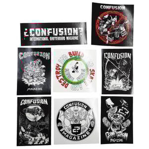 Image of Confusion Magazine - Sticker Pack