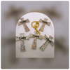 Glitter Cross Keychains 