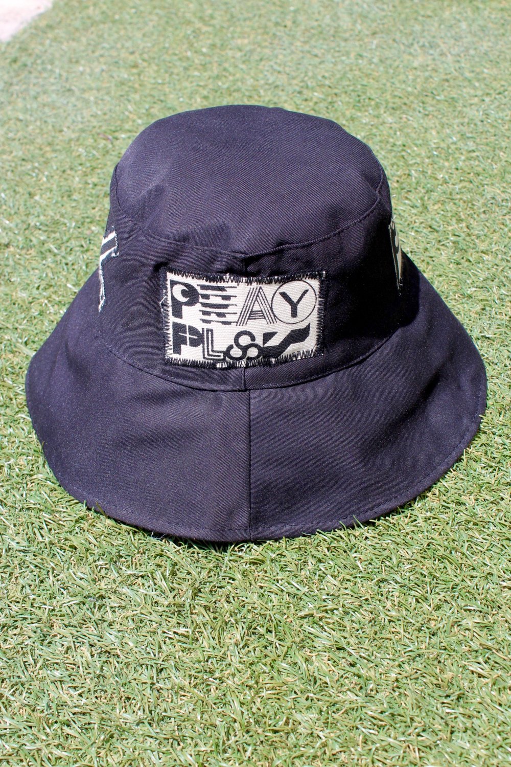 biggest thing out bucket hat in black 