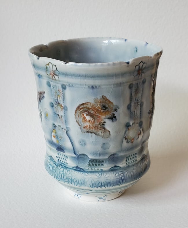 Spring Frolic Porcelain Tumbler