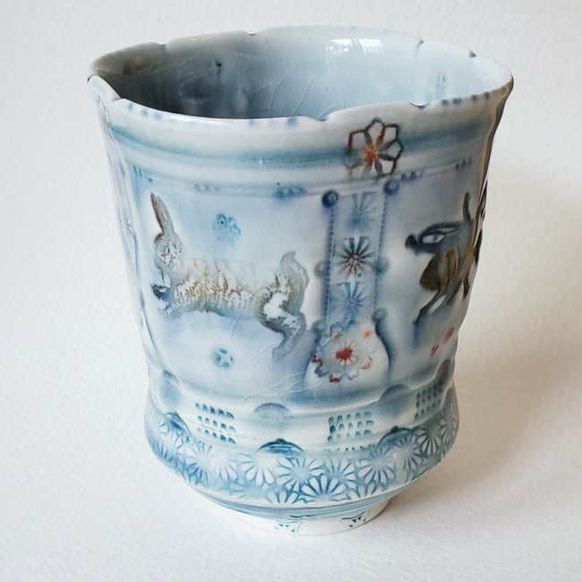 Spring Frolic Porcelain Tumbler