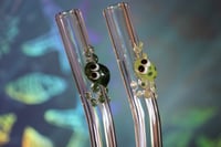 Image 3 of Frog Glass Drinking Straw