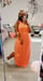 Image of Coral or Pink Sleeveless Maxi dress