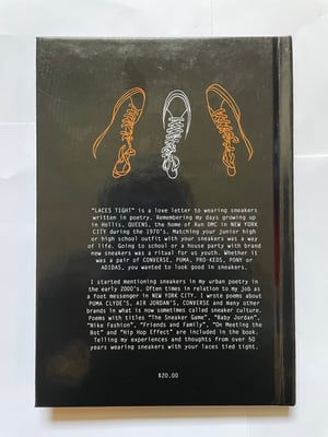 Image of “Laces Tight” poetry by Kurt Boone  HARDCOVER 