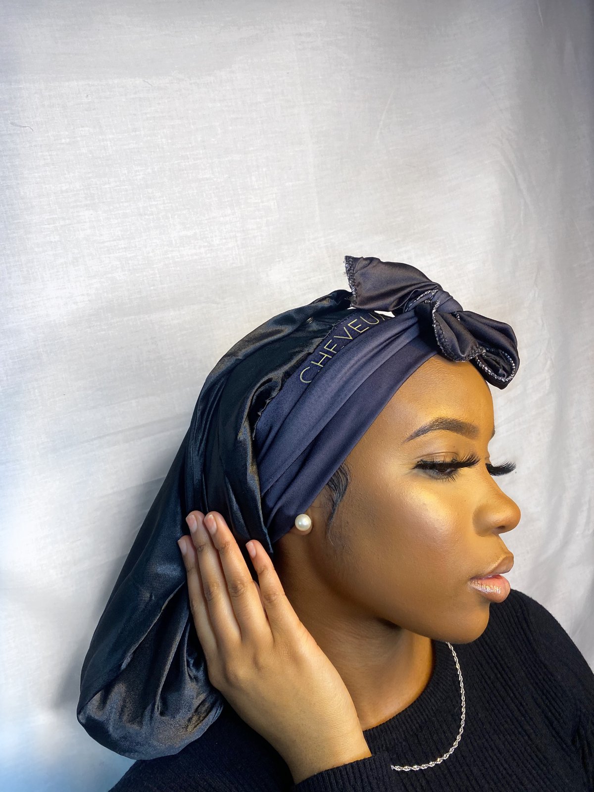 silk braid bonnet