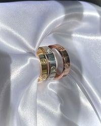 Image 1 of 18k Løve Rings