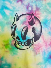 Image 2 of Multicolour Tie-Dye Devil T-shirt 