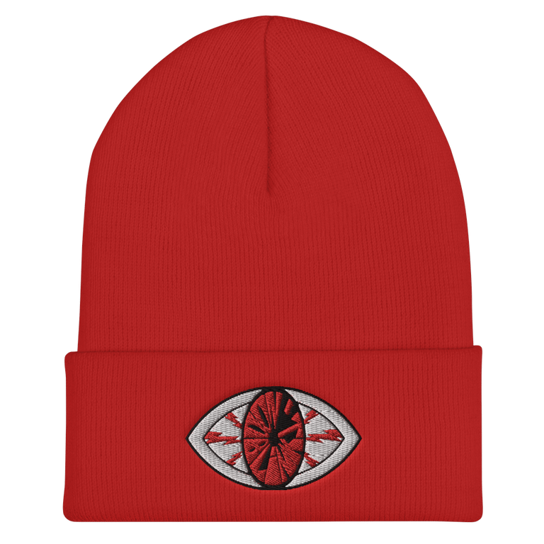 Embroidered Eye Beanie