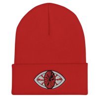 Image 3 of Embroidered Eye Beanie