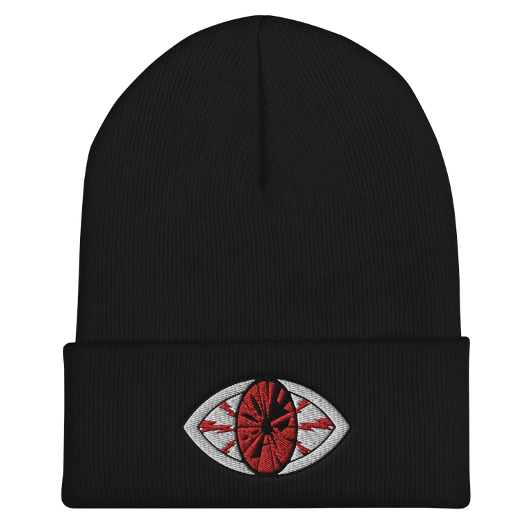 Embroidered Eye Beanie