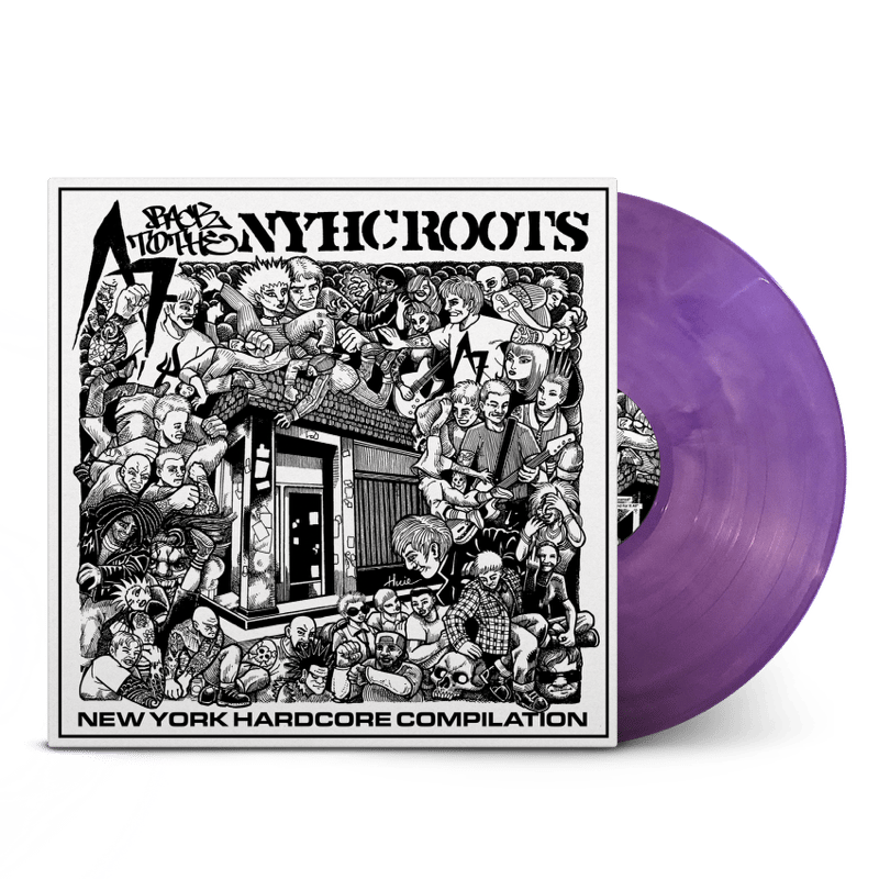 Image of V/A-A7 "Back To The New York Hardcore Compilation" New York Hardcore  Exclusive purple/white.