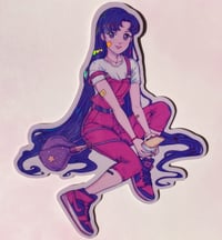 Image 1 of Modern Senshi Rei 3.7” Holographic Sticker