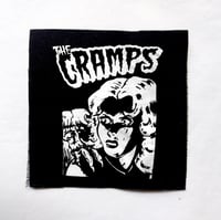 The Cramps // Punk Patch // Duck Cloth fabric Patch  // Screen Print Patch