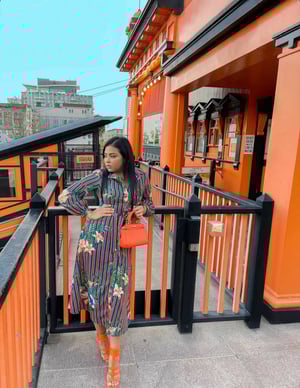 Image of Nadia Flower Dress