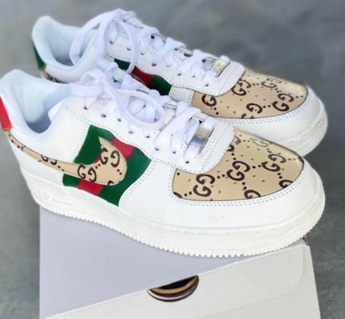 Gucci inspired Air Force 1