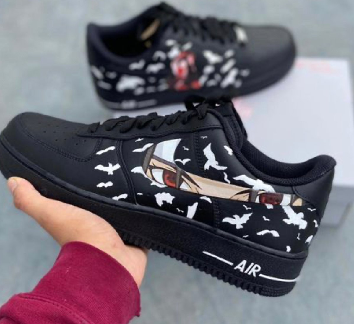 itachi air force 1 black