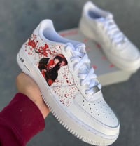 Image 4 of Red Itachi Custom Airforces