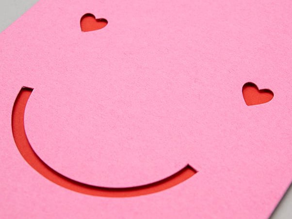 Image of 2 x Heart Happy Post