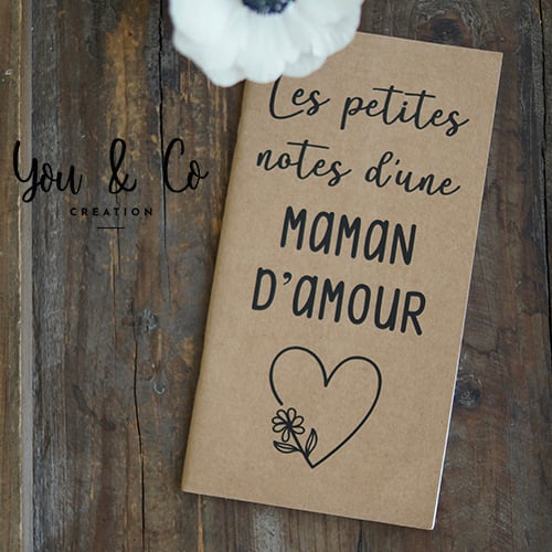 Image of Carnet de notes "maman d'amour"