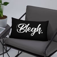 Image 2 of BLEGH THROW PILLOW