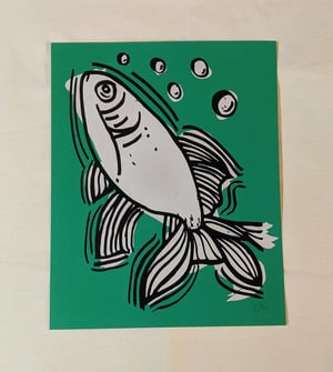 Sushi Fish Print