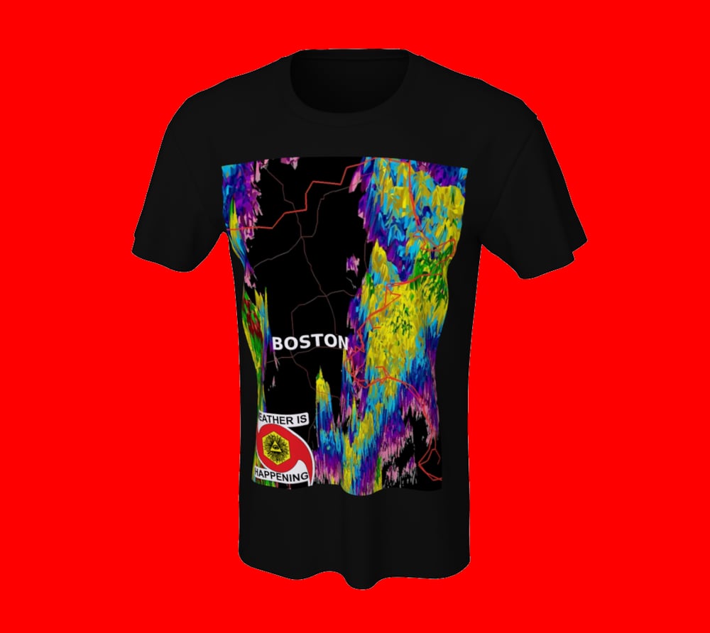 THE BOSTON NEXRAD DOPPLER WEATHER RADAR TSHIRT