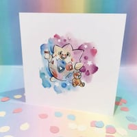 Baby togepi new born baby card