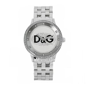 Image of Dolce & Gabbana Silver-Tone Dial & Stainless Steel Bracelet Watch