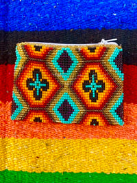 Image 1 of Sacred cross beaded pouch