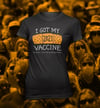 I Got My Vaccine T-Shirt (Women's) (Black)