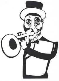 Image 2 of Louis Armstrong Screenprint