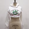 Pretty Dope University Crop Top Hoodie