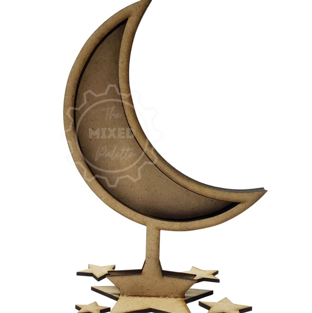 moon shadow box stand