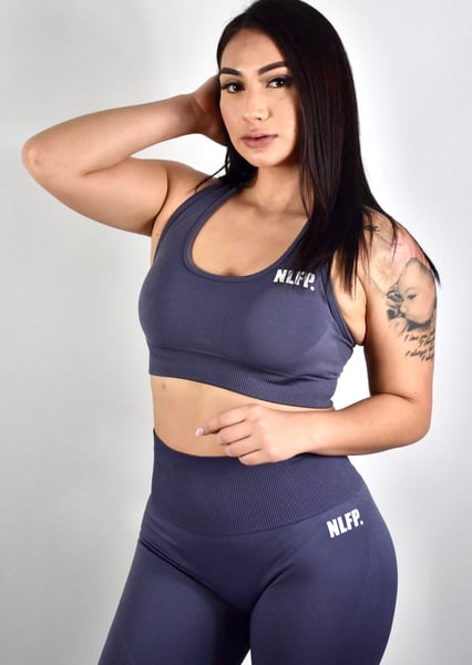 Image of VICTORIA SPORTS BRA GREY 