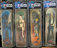 Image 1 of Star Wars x Santa Cruz Skateboards Collection Darth Vader Princess Leia Han Solo Boba Fett 