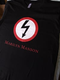 Image 1 of Marilyn Manson Lightning Bolt Logo T-Shirt