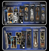 Starwars Santa Cruz Skateboards Luke Skywalker and Droids R2-D2 & C-3PO  