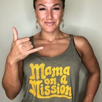 Image 1 of Mama on a Mission Racerback Tank
