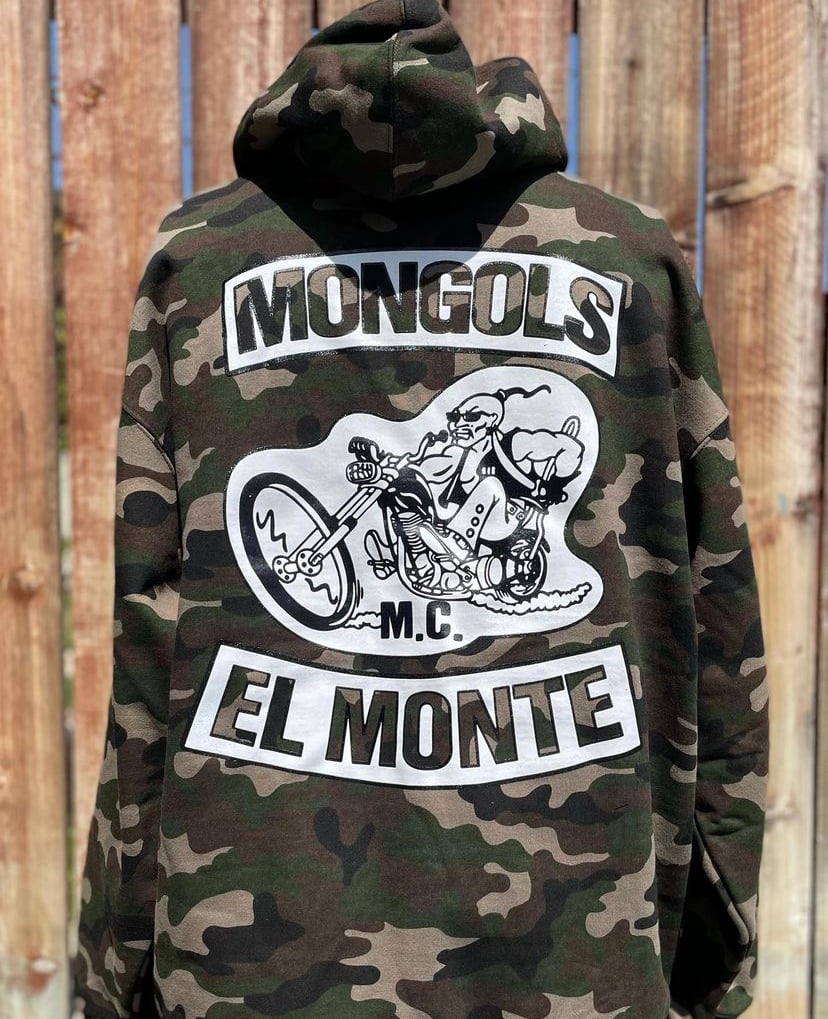 Big Diamond / El Monte Chapter Soft Patch Camo Hoodie (BROTHERS ONLY)  