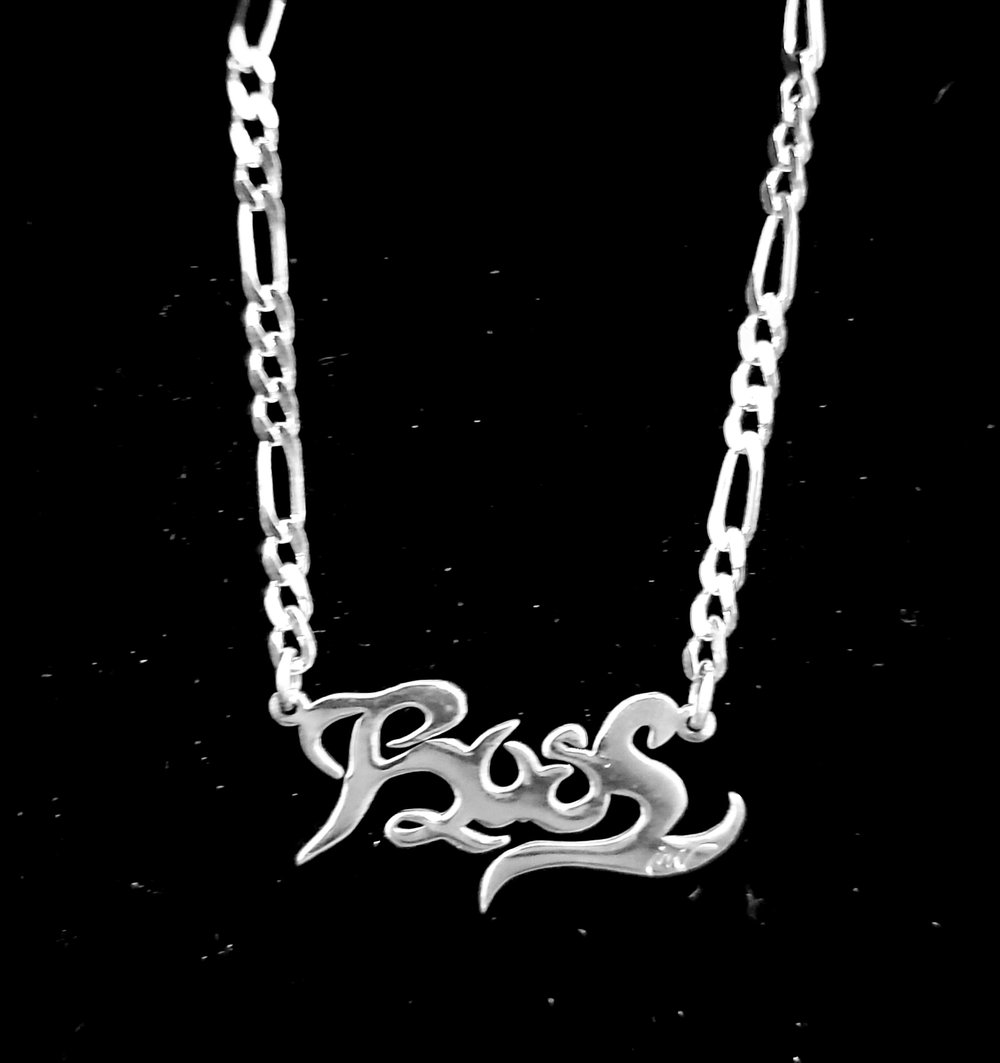 Image of BOLD Necklace (Figaro Chain) Tony B.O.S.S., Inc.