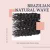 100% Virgin Brazilian Natural Wave
