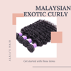100% Virgin Malaysian Exotic Curly