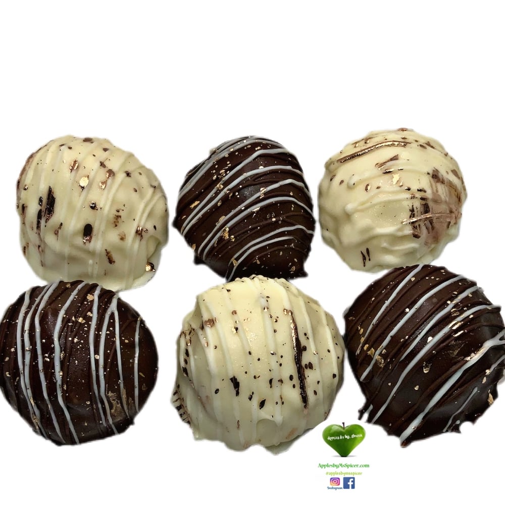 Image of Rose Gold Chocolate Cheesecake Truffles