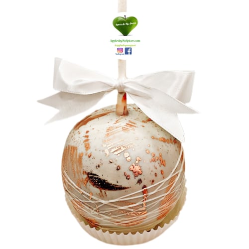 Image of Rose Gold Gourmet Caramel Apple