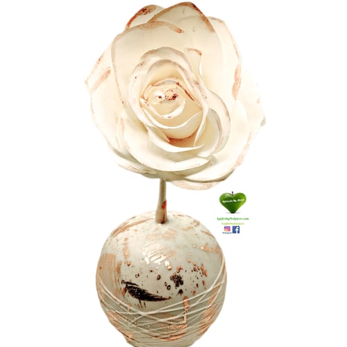Image of Rose Gold Gourmet Caramel Apple